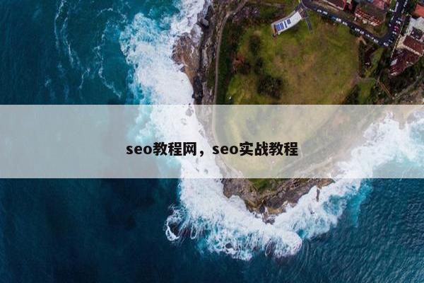 seo教程网，seo实战教程