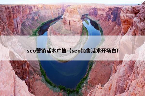 seo营销话术广告（seo销售话术开场白）