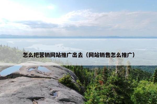 怎么把营销网站推广出去（网站销售怎么推广）