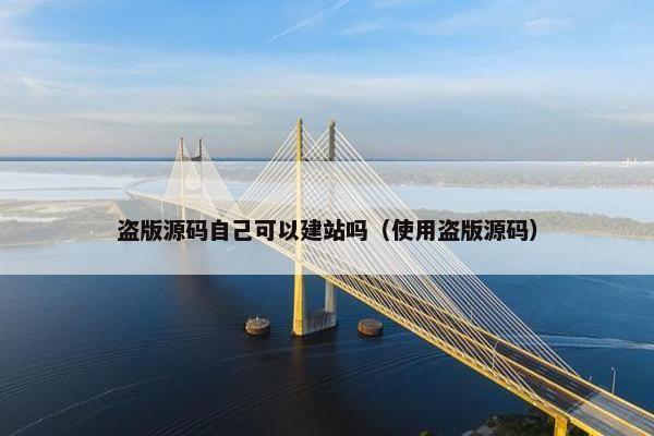 盗版源码自己可以建站吗（使用盗版源码）
