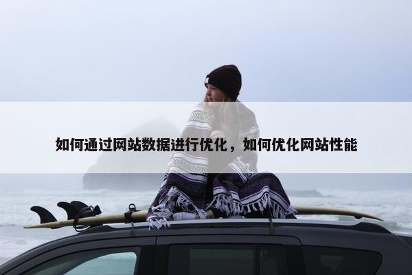如何通过网站数据进行优化，如何优化网站性能