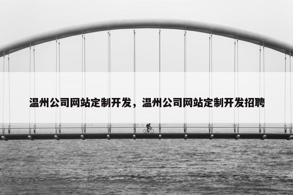 温州公司网站定制开发，温州公司网站定制开发招聘