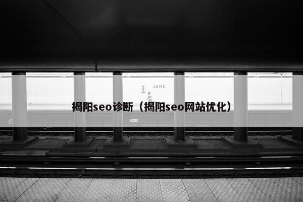 揭阳seo诊断（揭阳seo网站优化）