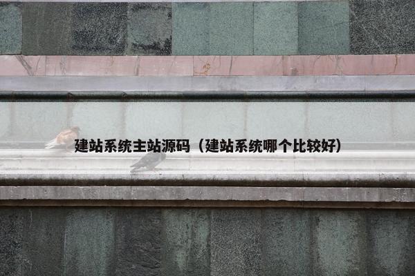 建站系统主站源码（建站系统哪个比较好）