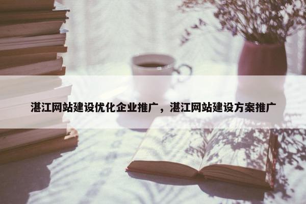 湛江网站建设优化企业推广，湛江网站建设方案推广