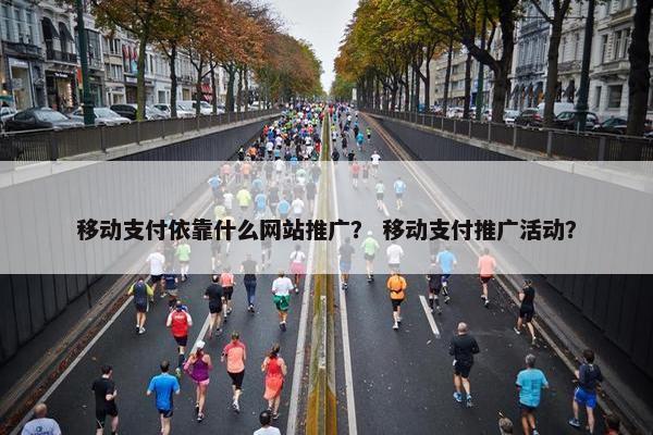 移动支付依靠什么网站推广？ 移动支付推广活动？