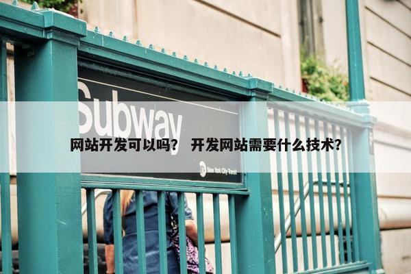网站开发可以吗？ 开发网站需要什么技术？