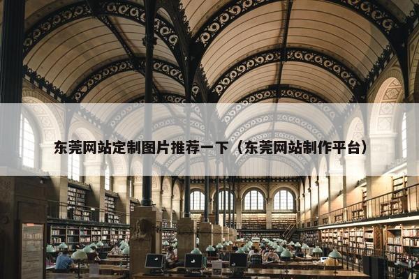东莞网站定制图片推荐一下（东莞网站制作平台）
