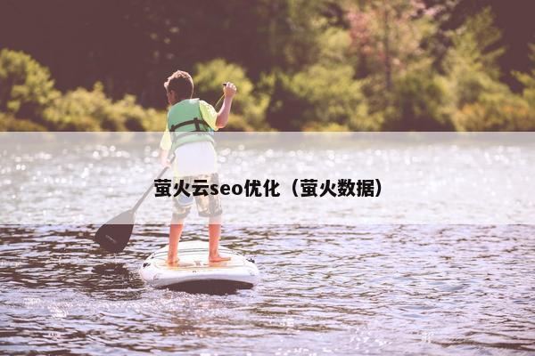 萤火云seo优化（萤火数据）