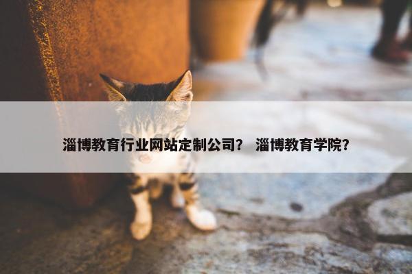 淄博教育行业网站定制公司？ 淄博教育学院？